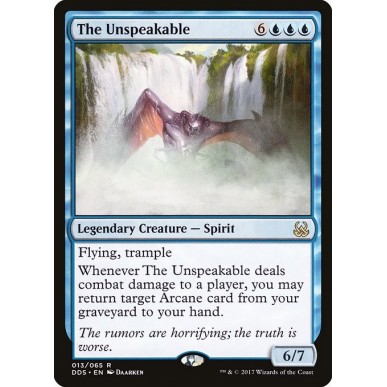 The Unspeakable