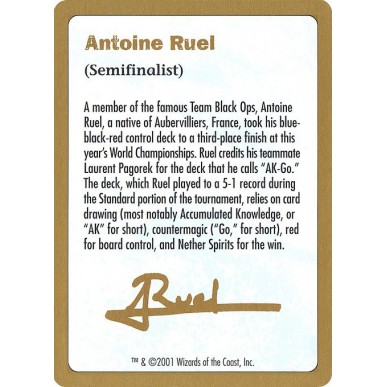 Antoine Ruel Bio