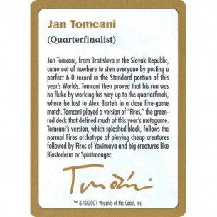 Jan Tomcani Bio