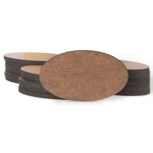 Basetta MDF - Ovale da 60x35 mm (18 pezzi) 2
