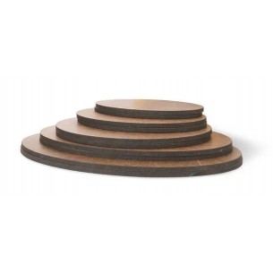 Set di Basette MDF Ovali (10 pezzi) 2