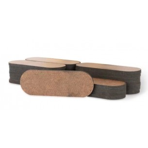 Basetta MDF - Pill - Alllungata da 70x25 mm (26 pezzi) 2