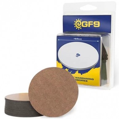 Basetta MDF - Rotonda da 50 mm (8 pezzi)