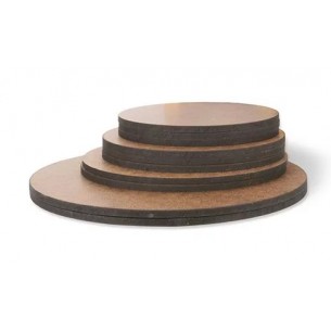 Set di Basette MDF Rotonde (10 pezzi) 2