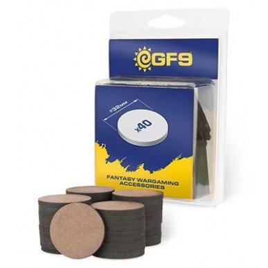 Basetta MDF - Rotonda da 32 mm (40 pezzi)