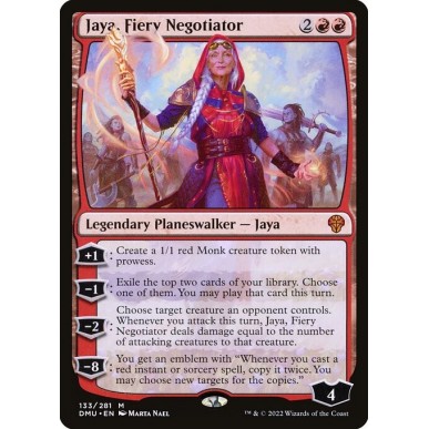 Jaya, Negoziatrice Ardente