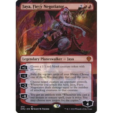 Jaya, Negoziatrice Ardente