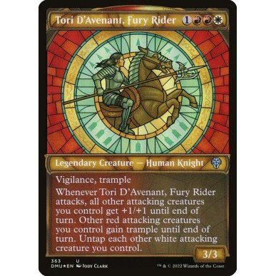 Tori D'Avenant, Fury Rider