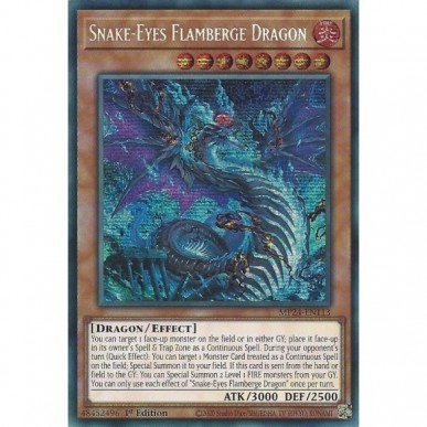 Drago Flamberga Occhi di Serpente