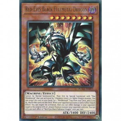 Drago Metallico Pieno Nero Occhi...