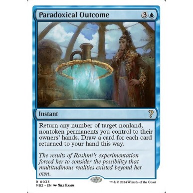 Paradoxical Outcome