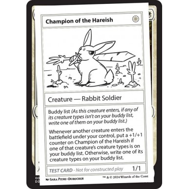Champion of the Hareish