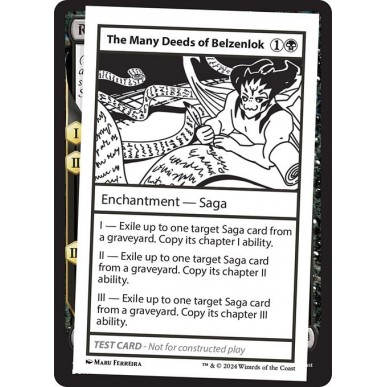 The Many Deeds of Belzenlok