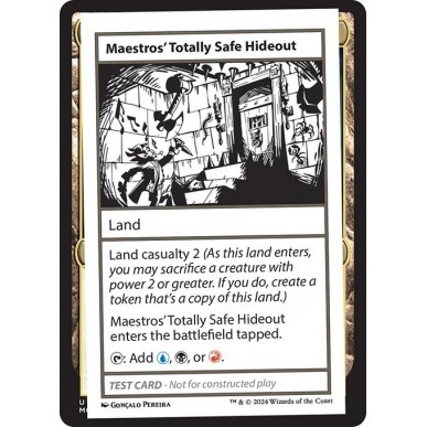 Maestros' Totally Safe Hideout