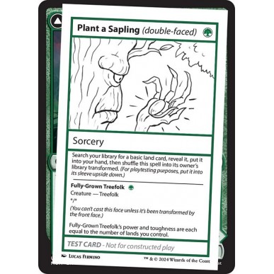 Plant a Sapling // Fully-Grown Treefolk