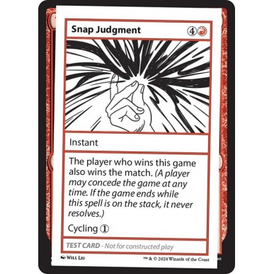 Snap Judgment