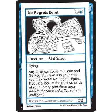 No-Regrets Egret