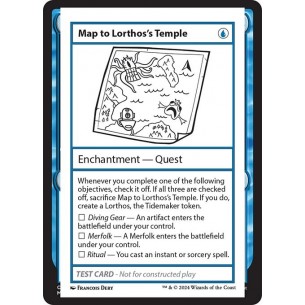 Map to Lorthos's Temple