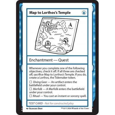 Map to Lorthos's Temple