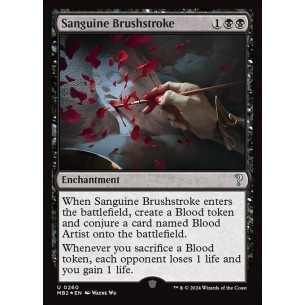 Sanguine Brushstroke