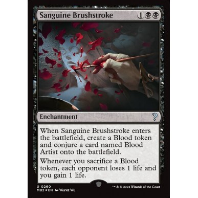 Sanguine Brushstroke