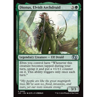 Dionus, Elvish Archdruid