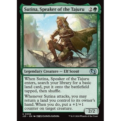 Sutina, Speaker of the Tajuru