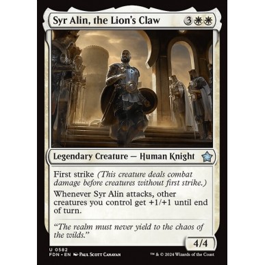 Syr Alin, the Lion's Claw