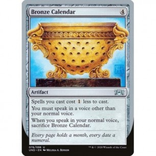 Bronze Calendar