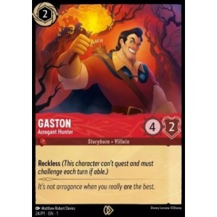 Gaston - Arrogant Hunter