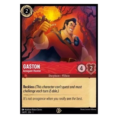 Gaston - Arrogant Hunter