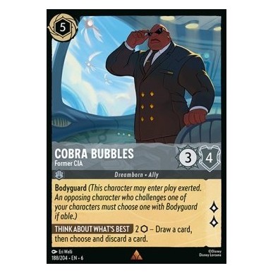 Cobra Bubbles - Ex Agente CIA