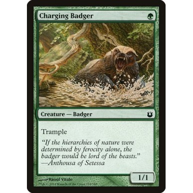 Charging Badger