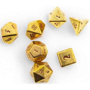Ultra Pro - Set 7 Dadi - Heavy Metal - D&D 50th Anniversary 2