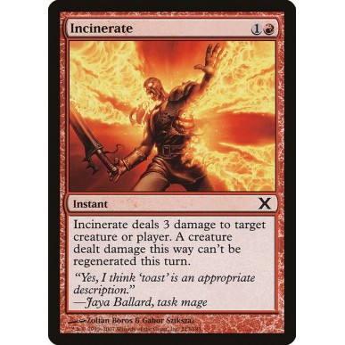 Incinerate