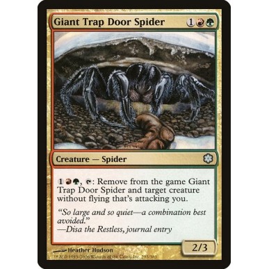 Giant Trap Door Spider
