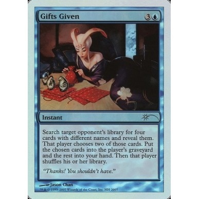 Gifts Given