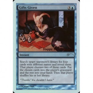 Gifts Given