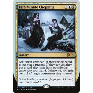 Last-Minute Chopping