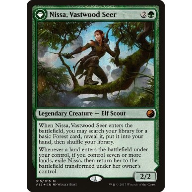Nissa, Vastwood Seer // Nissa, Sage...