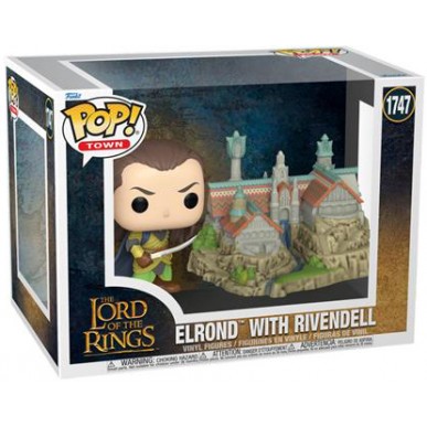 Funko Pop Town 1747 - Elrond with Rivendell - The Lord of the Rings (Oversized)