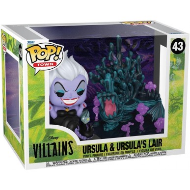 Funko Pop Town 43 - Ursula & Ursula's Lair - Disney Villains (Oversized)