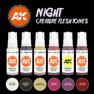 AK - Set di Pittura Night Creatures Flesh Tones - AK11602 2