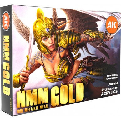 AK - Set di Pittura Non Metallic Metal: Gold - AK11606