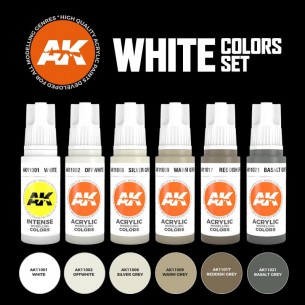 AK - Set di Pittura White - AK11609 2