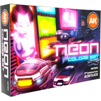 AK - Set di Pittura Neon - AK11610
