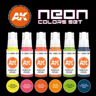 AK - Set di Pittura Neon -... 2