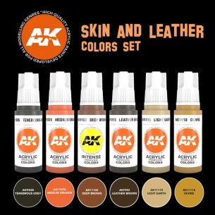 AK - Set di Pittura Skin and Leather - AK11613 2