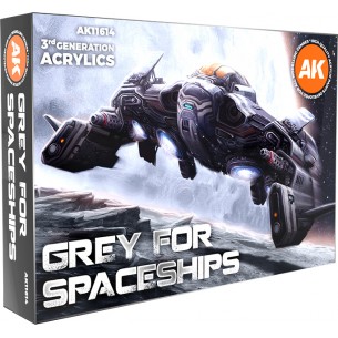 AK - Set di Pittura Grey for Spaceships - AK11614