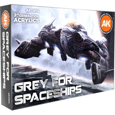 AK - Set di Pittura Grey for Spaceships - AK11614